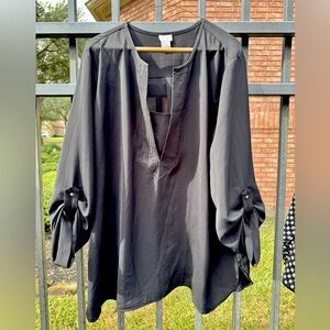 Elegant Black Women's Top